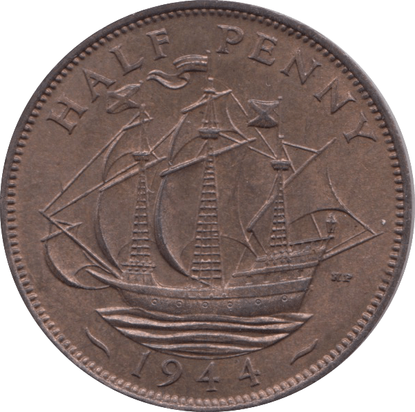 1944 HALFPENNY ( BU ) 4 - Halfpenny - Cambridgeshire Coins
