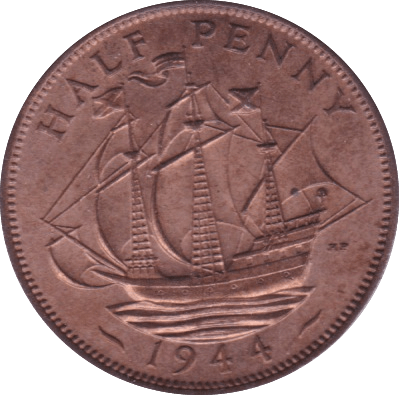 1944 HALFPENNY ( BU ) - Halfpenny - Cambridgeshire Coins