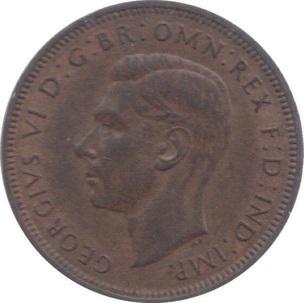 1944 HALFPENNY ( UNC ) 18 - Halfpenny - Cambridgeshire Coins