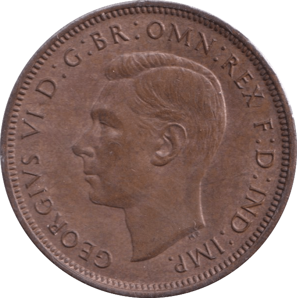 1944 HALFPENNY ( UNC ) - Halfpenny - Cambridgeshire Coins