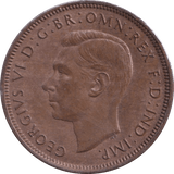 1944 HALFPENNY ( UNC ) - Halfpenny - Cambridgeshire Coins