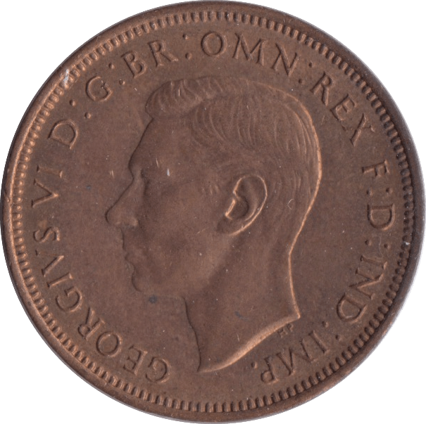 1944 HALFPENNY ( UNC ) - Halfpenny - Cambridgeshire Coins