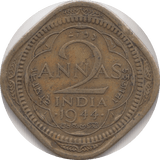 1944 INDIA TWO ANNA - WORLD COINS - Cambridgeshire Coins