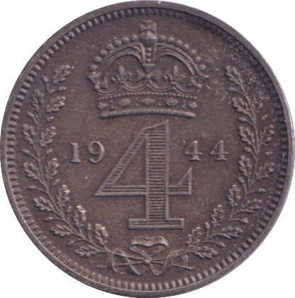 1944 MAUNDY FOURPENCE ( UNC ) - MAUNDY FOURPENCE - Cambridgeshire Coins