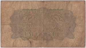 1944 ONE ESCUDO PORTUGAL MOZAMBIQUE BANKNOTE REF 1586 - World Banknotes - Cambridgeshire Coins