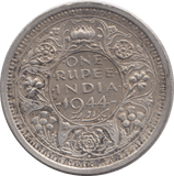 1944 ONE RUPEE INDIA SILVER - SILVER WORLD COINS - Cambridgeshire Coins