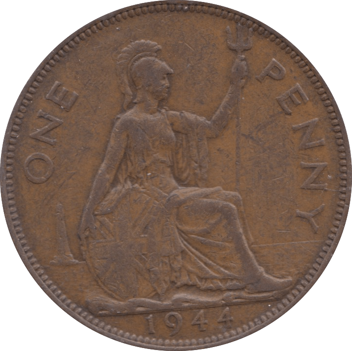 1944 PENNY ( EF ) 2 - Penny - Cambridgeshire Coins