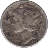 1944 SILVER 1 DIME USA ref. B - SILVER WORLD COINS - Cambridgeshire Coins