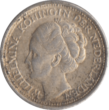 1944 SILVER 10 CENTS NETHERLANDS - SILVER WORLD COINS - Cambridgeshire Coins