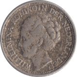 1944 SILVER 10 CENTS NETHERLANDS - SILVER WORLD COINS - Cambridgeshire Coins