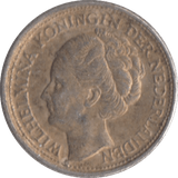 1944 SILVER 10 CENTS NETHERLANDS - SILVER WORLD COINS - Cambridgeshire Coins