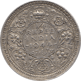 1944 SILVER 1/4 RUPEE IMPERIAL INDIA REF H102 - SILVER WORLD COINS - Cambridgeshire Coins