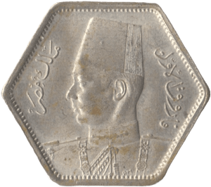 1944 SILVER 2 PIASTRE EGYPT - SILVER WORLD COINS - Cambridgeshire Coins