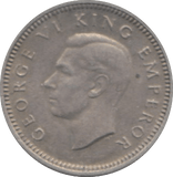 1944 SILVER 3 PENCE NEW ZEALAND - WORLD SILVER COINS - Cambridgeshire Coins