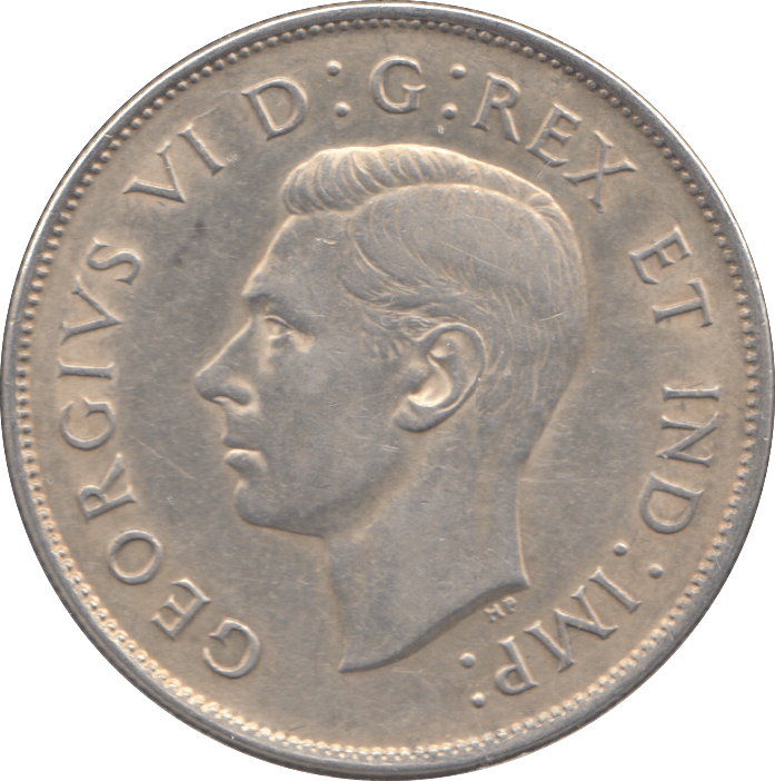 1944 SILVER FIFTY CENTS CANADA - SILVER WORLD COINS - Cambridgeshire Coins