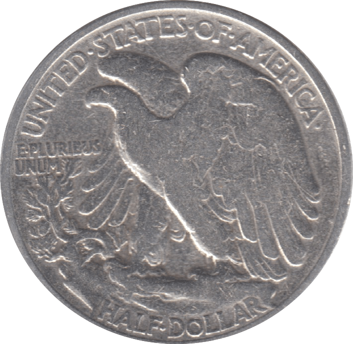 1944 SILVER HALF DOLLAR USA - SILVER WORLD COINS - Cambridgeshire Coins