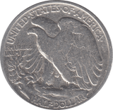 1944 SILVER HALF DOLLAR USA - SILVER WORLD COINS - Cambridgeshire Coins