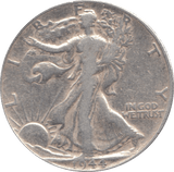 1944 SILVER HALF DOLLAR USA - SILVER WORLD COINS - Cambridgeshire Coins