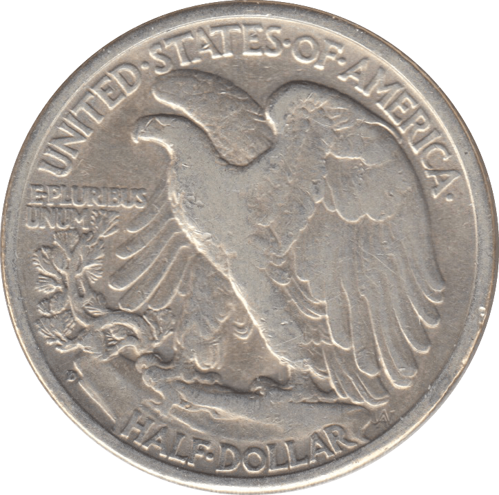 1944 SILVER HALF DOLLAR USA - SILVER WORLD COINS - Cambridgeshire Coins