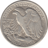1944 SILVER HALF DOLLAR USA - SILVER WORLD COINS - Cambridgeshire Coins