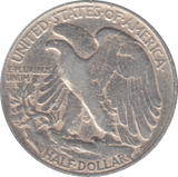 1944 SILVER HALF DOLLAR USA - SILVER WORLD COINS - Cambridgeshire Coins