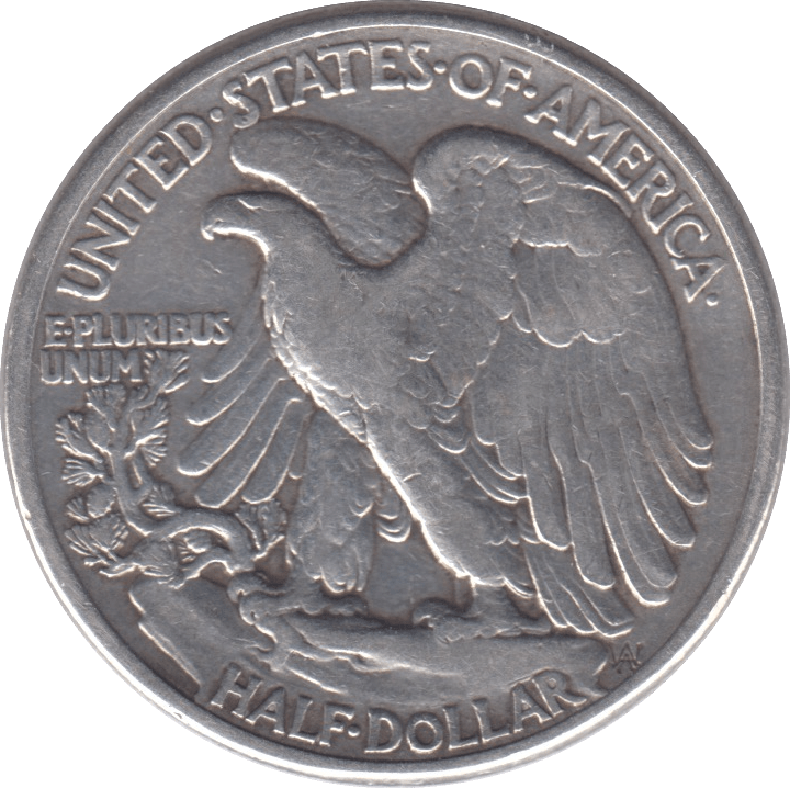 1944 SILVER HALF DOLLAR USA - SILVER WORLD COINS - Cambridgeshire Coins
