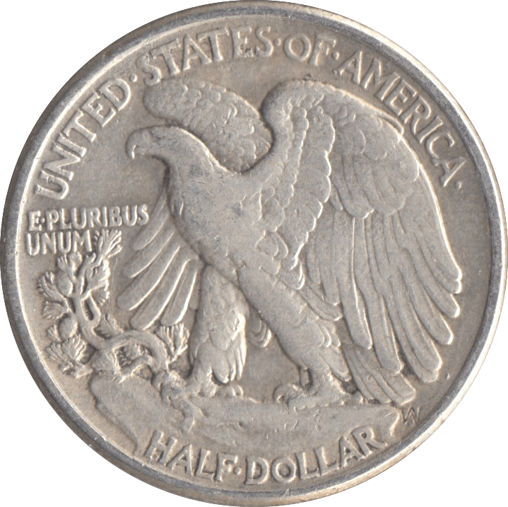 1944 SILVER HALF DOLLAR USA - SILVER WORLD COINS - Cambridgeshire Coins