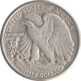 1944 SILVER HALF DOLLAR USA - SILVER WORLD COINS - Cambridgeshire Coins