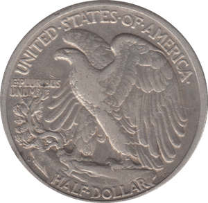 1944 SILVER HALF DOLLAR U.S.A - SILVER WORLD COINS - Cambridgeshire Coins