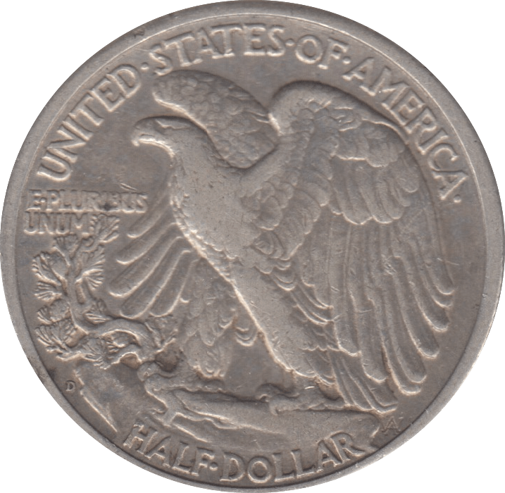 1944 SILVER HALF DOLLAR U.S.A - SILVER WORLD COINS - Cambridgeshire Coins