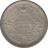 1944 SILVER HALF RUPEE INDIA - SILVER WORLD COINS - Cambridgeshire Coins