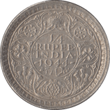 1944 SILVER INDIA 1/4 RUPEE - SILVER WORLD COINS - Cambridgeshire Coins