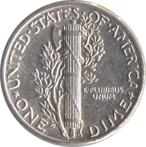 1944 SILVER ONE DIME USA - SILVER WORLD COINS - Cambridgeshire Coins