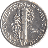 1944 SILVER ONE DIME USA - SILVER WORLD COINS - Cambridgeshire Coins