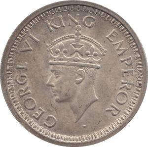 1944 SILVER ONE RUPEE INDIA 2 - WORLD COINS - Cambridgeshire Coins