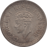 1944 SILVER ONE RUPEE INDIA 6 - WORLD COINS - Cambridgeshire Coins