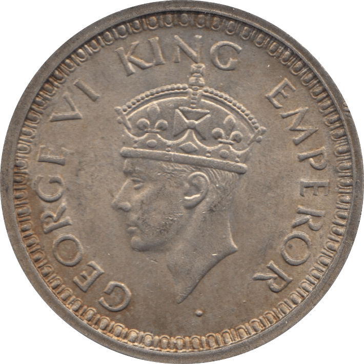 1944 SILVER ONE RUPEE INDIA - WORLD COINS - Cambridgeshire Coins