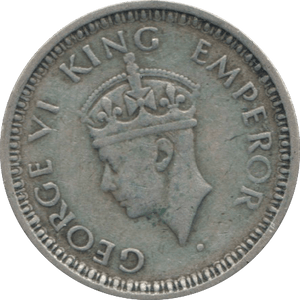 1944 SILVER QUARTER RUPEE INDIA - SILVER WORLD COINS - Cambridgeshire Coins