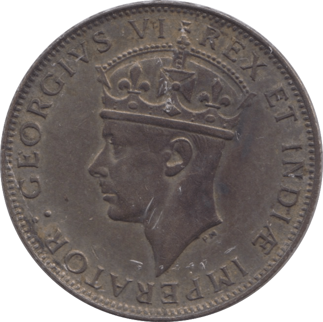 1944 SILVER SHILLING BRITISH EAST AFRICA - SILVER WORLD COINS - Cambridgeshire Coins