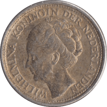 1944 SILVER SILVER 10 CENTS NETHERLANDS - SILVER WORLD COINS - Cambridgeshire Coins