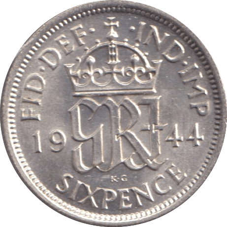 1944 SIXPENCE ( UNC ) - Sixpence - Cambridgeshire Coins