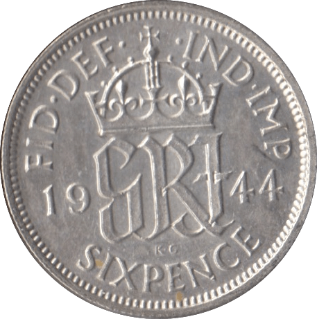 1944 SIXPENCE ( UNC ) - Sixpence - Cambridgeshire Coins