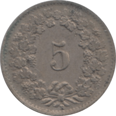 1944 SWITZERLAND 5 FRANCS - WORLD COINS - Cambridgeshire Coins