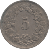 1944 SWITZERLAND 5 FRANCS - WORLD COINS - Cambridgeshire Coins