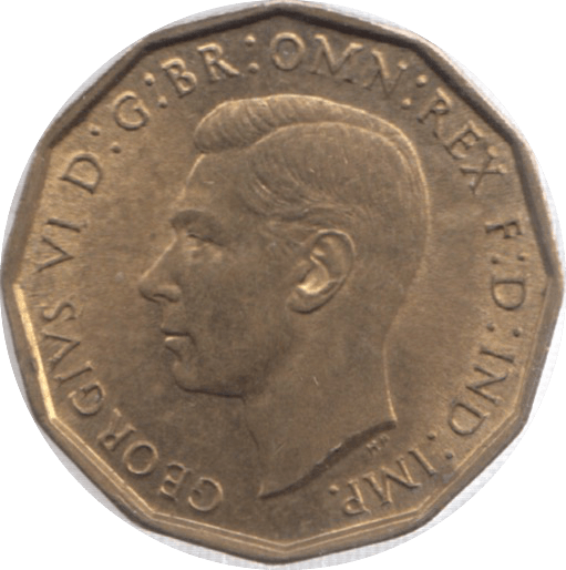 1944 THREEPENCE ( BU ) 23 - Threepence - Cambridgeshire Coins