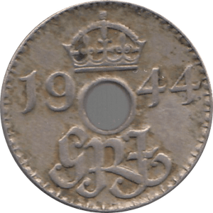 1944 THREEPENCE NEW GUINEA H119 - WORLD COINS - Cambridgeshire Coins