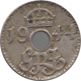1944 THREEPENCE NEW GUINEA H119 - WORLD COINS - Cambridgeshire Coins