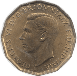1944 THREEPENCE ( UNC ) 26 - Threepence - Cambridgeshire Coins