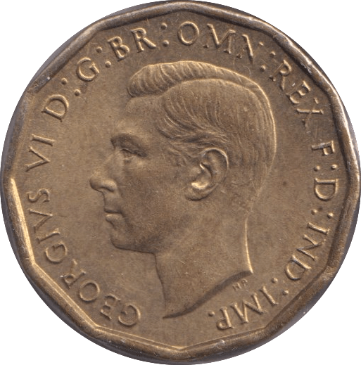 1944 THREEPENCE ( UNC ) 2 - Threepence - Cambridgeshire Coins