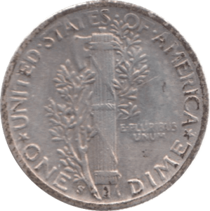 1944 USA SILVER DIME 10 CENTS - SILVER WORLD COINS - Cambridgeshire Coins